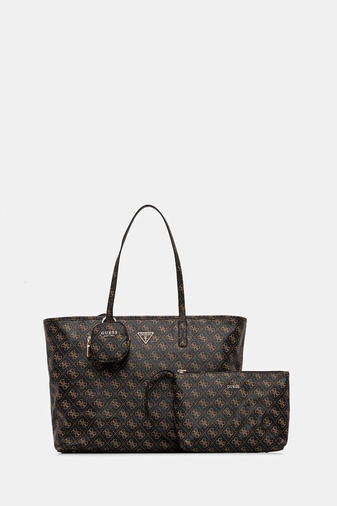 Guess torebka POWER PLAY kolor brązowy HWQG71 24240 - zdjęcie produktu nr 1