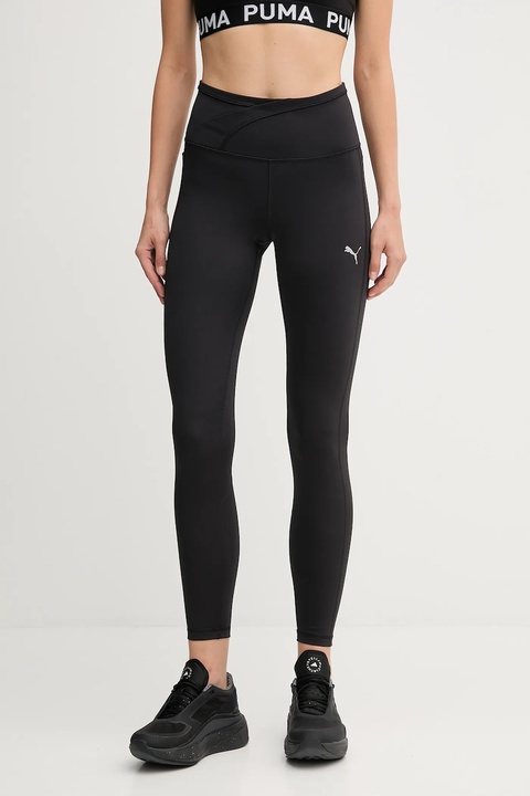 Puma legginsy treningowe damskie kolor czarny gładkie 688144 - zdjęcie produktu nr 1