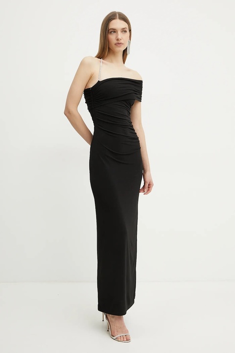 Herve Leger sukienka Olivia kolor czarny maxi dopasowana RMC8467429 - zdjęcie produktu nr 1