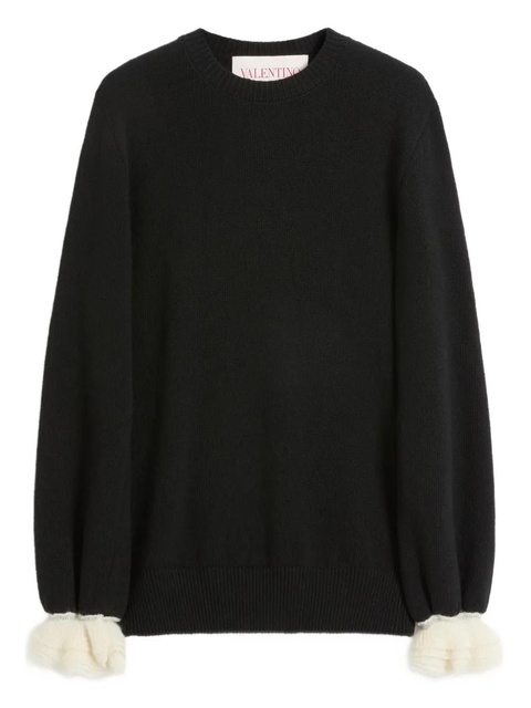 Valentino Garavani wool-mohair sweater - Black - zdjęcie produktu nr 1