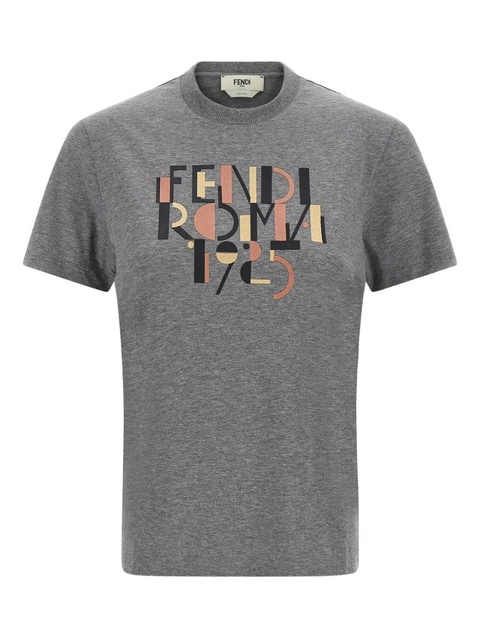 FENDI Roma 1925 T-shirt - Grey - zdjęcie produktu nr 1