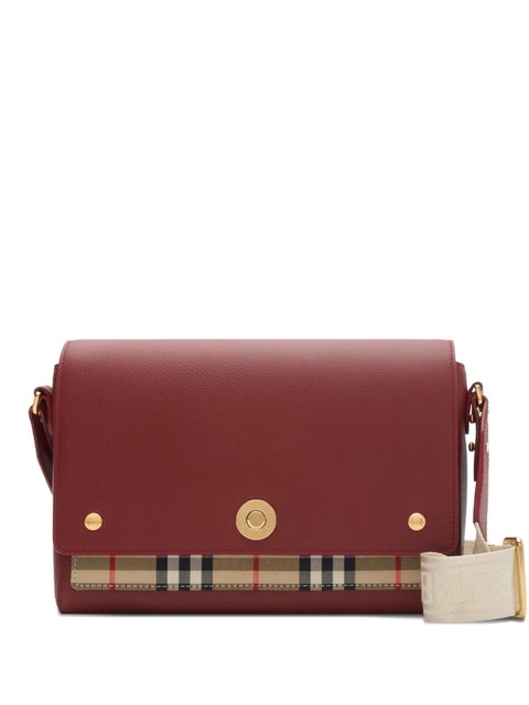 Burberry Note leather cross body bag - Red - zdjęcie produktu nr 1