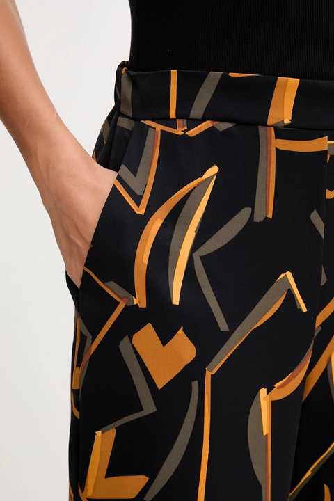 Joseph Ribkoff spodnie damskie kolor czarny szerokie high waist 253239 - zdjęcie produktu nr 2