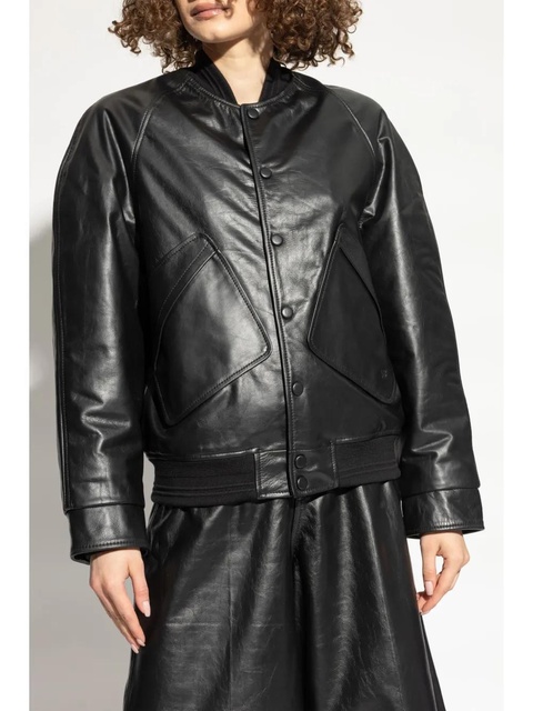 Victoria Beckham leather jacket - Black - zdjęcie produktu nr 2