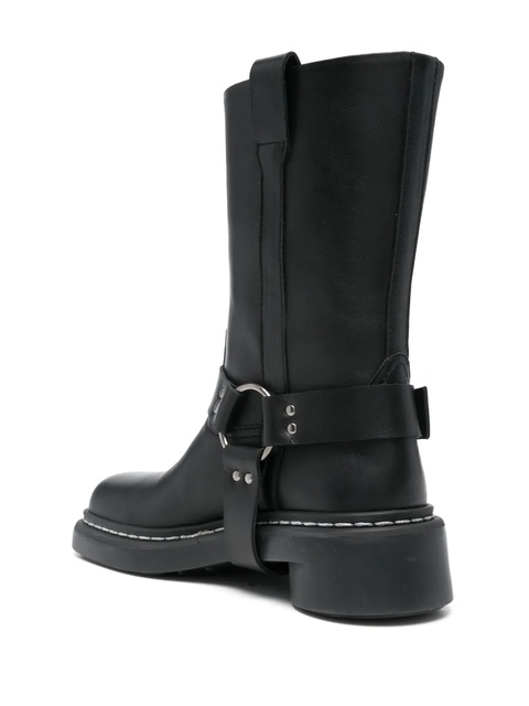 Marine Serre Crescent Moon-plaque boots - Black - zdjęcie produktu nr 2
