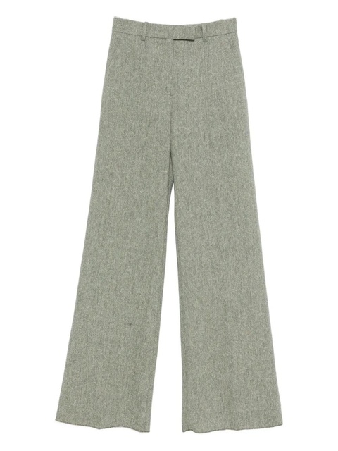 Valentino Garavani pressed crease trousers - Green - zdjęcie produktu nr 1