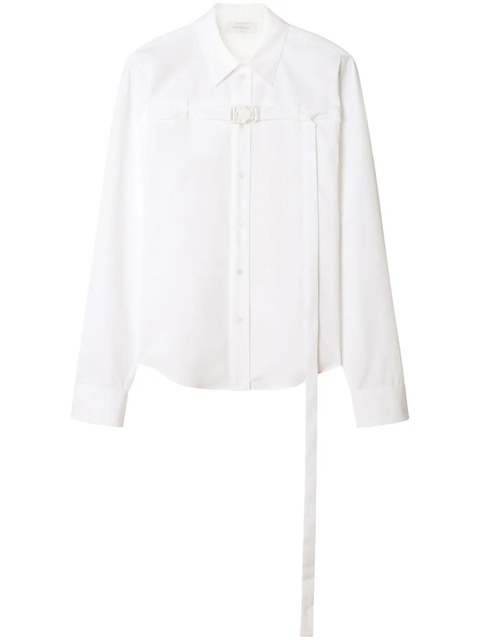 Off-White buckled cotton-poplin shirt - zdjęcie produktu nr 1