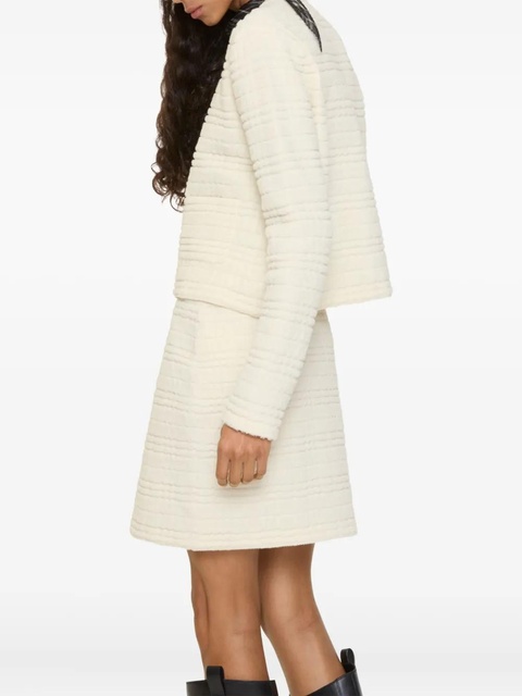 Burberry bottuned long-sleevve jacket - Neutrals - zdjęcie produktu nr 2