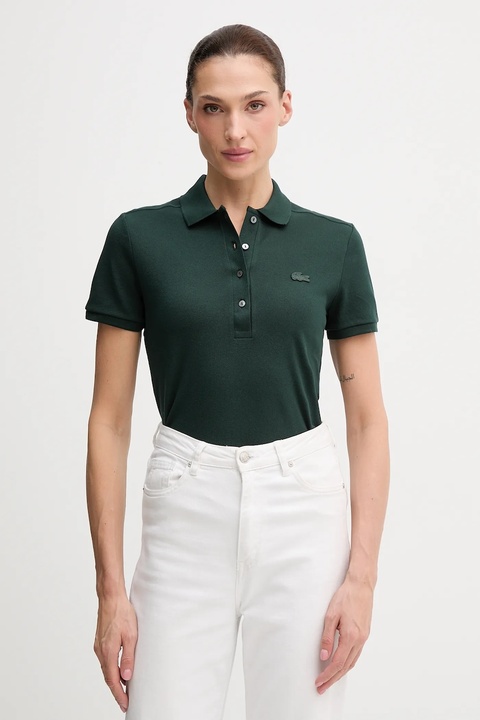Lacoste polo damski kolor czarny PF5462 - zdjęcie produktu nr 1