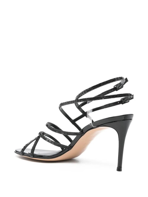 Casadei 90mm round-toe sandals - Black - zdjęcie produktu nr 2