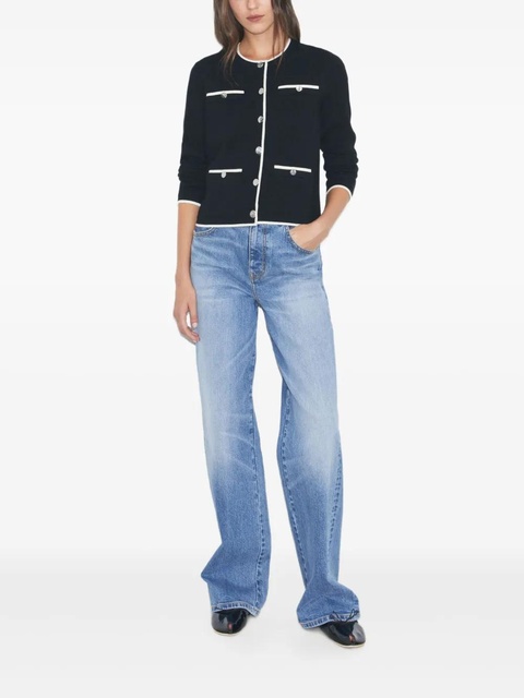 Tory Burch Kendra buttoned cardigan - Blue - zdjęcie produktu nr 2