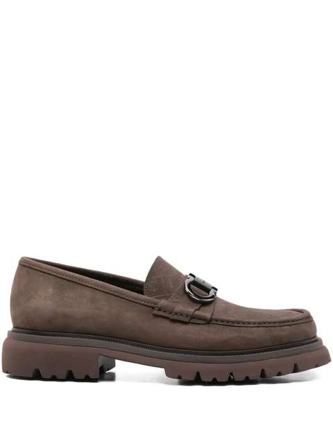 Ferragamo Gancini-buckle loafers - Brown - zdjęcie produktu nr 1