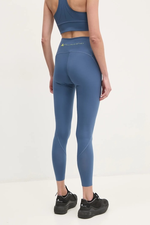 adidas by Stella McCartney legginsy treningowe TruePurpose Optime kolor niebieski gładkie JJ0128 - zdjęcie produktu nr 2