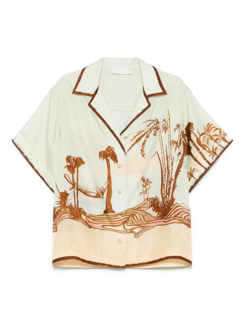 ZIMMERMANN silk shirt - Green - zdjęcie produktu nr 1