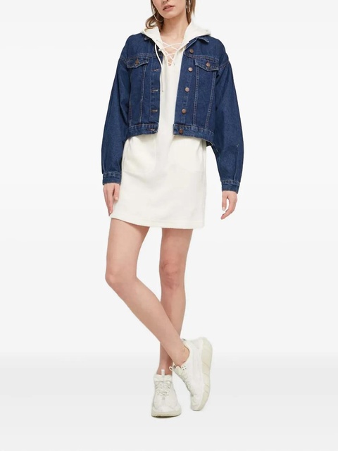 UGG hooded lace-up mini dress - Neutrals - zdjęcie produktu nr 2