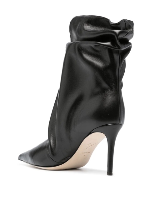 Giuseppe Zanotti Yunah leather boots - Black - zdjęcie produktu nr 2