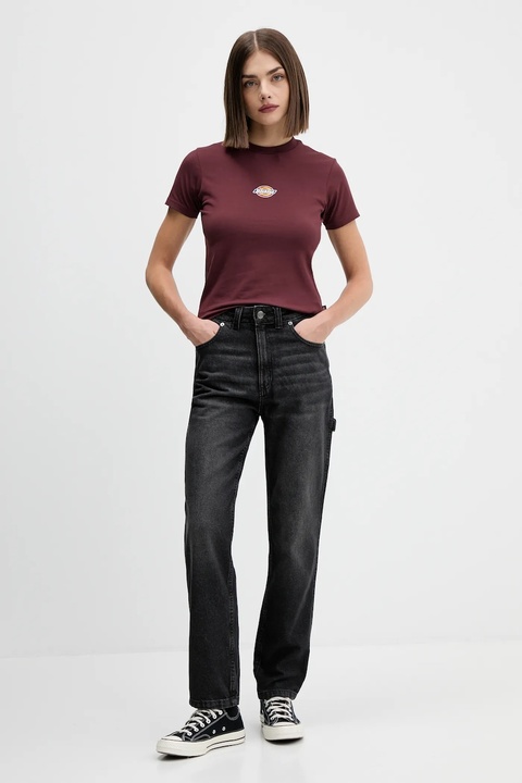 Dickies jeansy ELLENDALE DENIM damskie high waist DK0A4XEK - zdjęcie produktu nr 2