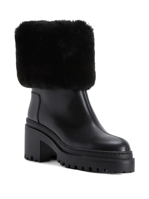 Giuseppe Zanotti MAIRI fur-cuff boots - Black - zdjęcie produktu nr 2