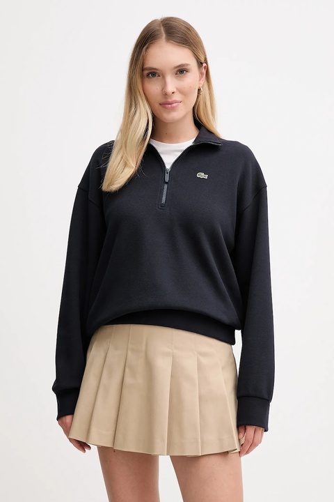 Lacoste bluza damska kolor czarny gładka SF5271 - zdjęcie produktu nr 1