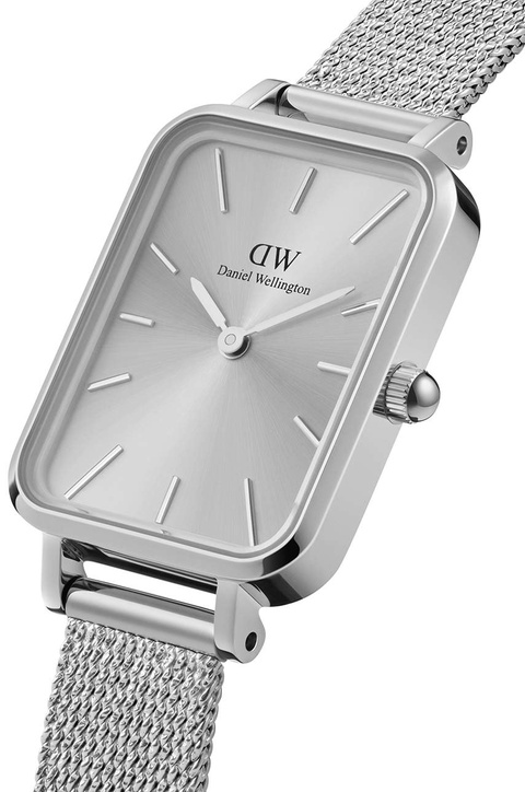 Daniel Wellington zegarek Quadro 20X26 damski kolor srebrny - zdjęcie produktu nr 2