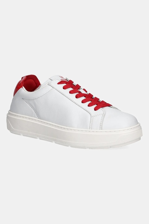 Love Moschino sneakersy skórzane kolor biały JA15174G1MIA310B - zdjęcie produktu nr 1