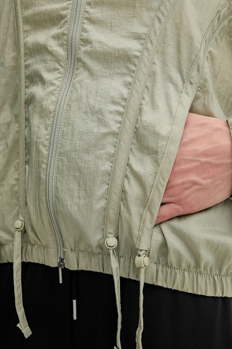 Puma kurtka kolor zielony przejściowa oversize 632148 - zdjęcie produktu nr 2