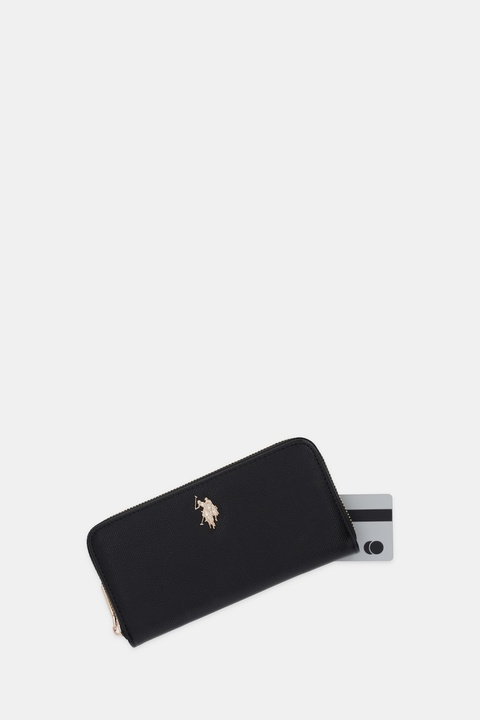 U.S. Polo Assn. portfel Jones damski kolor czarny BEUJE8658WVP - zdjęcie produktu nr 2