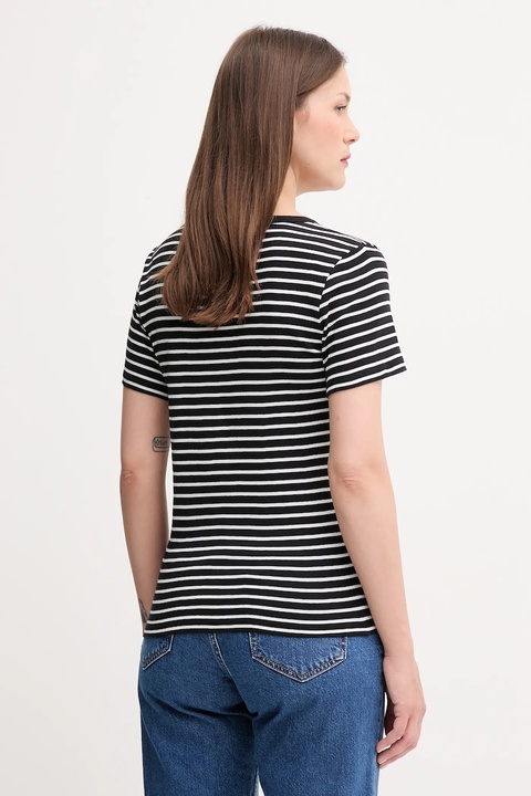 United Colors of Benetton t-shirt bawełniany damski kolor czarny 30YSE16A0 - zdjęcie produktu nr 1