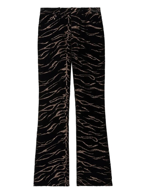 Zadig&Voltaire tiger-print trousers - Black - zdjęcie produktu nr 1