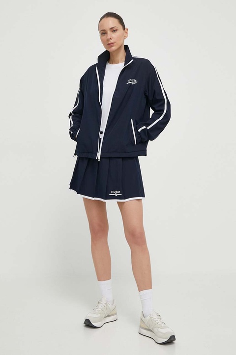 Guess spódnica ARLETH kolor czarny mini rozkloszowana V4GD19 WG2Q0 - zdjęcie produktu nr 2