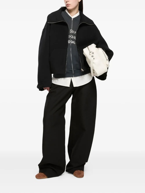 Acne Studios high-neck zip-up jacket - Black - zdjęcie produktu nr 2