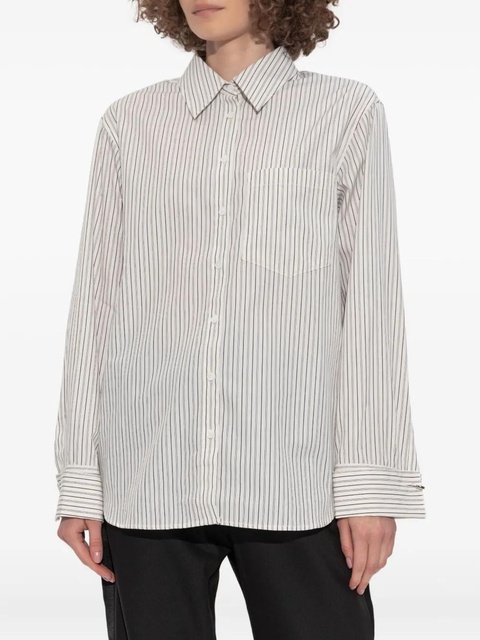 Zadig&Voltaire striped pin-cuff shirt - Neutrals - zdjęcie produktu nr 2