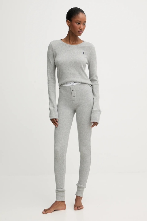 Polo Ralph Lauren piżama damska kolor szary 4P0660 - zdjęcie produktu nr 1