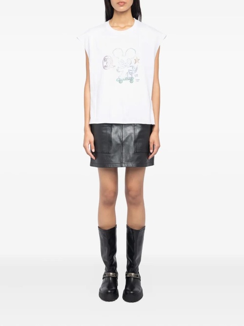 Zadig&Voltaire Cloe cotton tank top - White - zdjęcie produktu nr 1