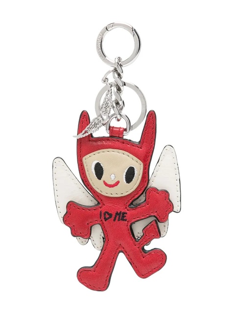 Zadig&Voltaire Happy Devil leather keyring - Red - zdjęcie produktu nr 1