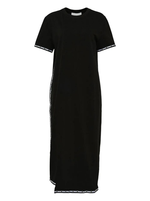 3.1 Phillip Lim eyelet-trimmed short-sleeved midi dress - Black - zdjęcie produktu nr 1