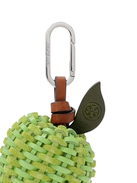 Tory Burch lime woven keyring - Green - zdjęcie produktu nr 1