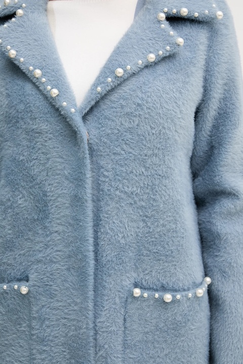 Joseph Ribkoff płaszcz kolor niebieski 261997 - zdjęcie produktu nr 2