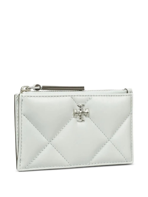 Tory Burch Kira diamond-quilting wallet - White - zdjęcie produktu nr 2