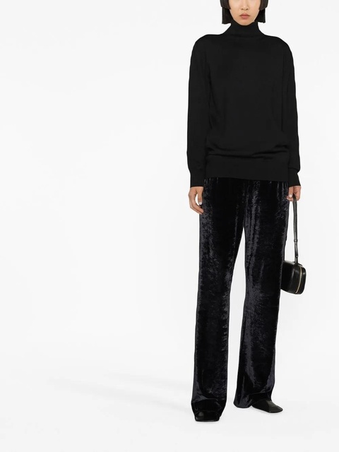 Jil Sander ribbed-knit wool jumper - Black - zdjęcie produktu nr 2