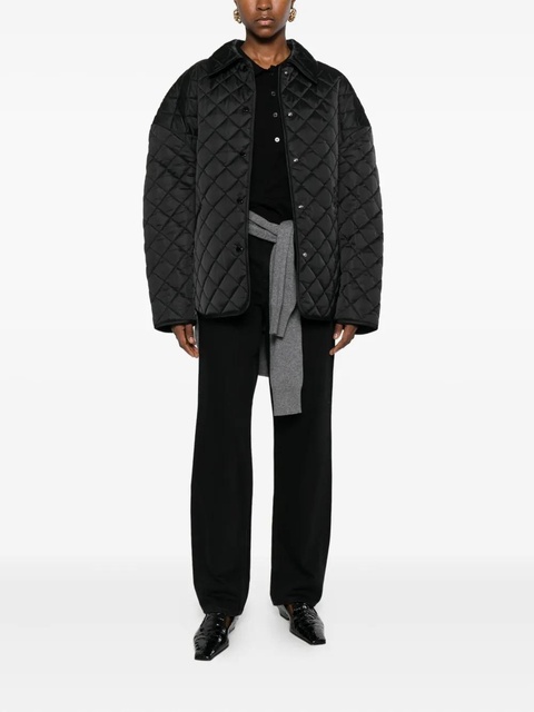 TOTEME collared quilted jacket - Black - zdjęcie produktu nr 2