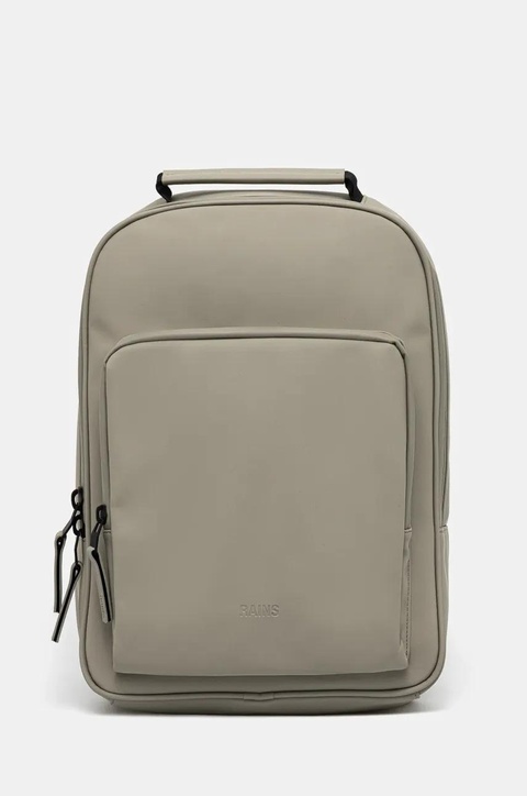 Rains plecak Book Daypack W3 kolor zielony duży gładki 13260 - zdjęcie produktu nr 1