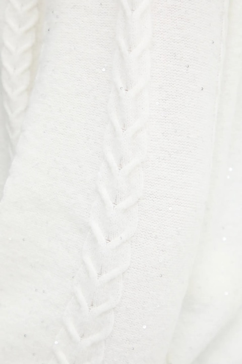 Marella sweter z dodatkiem wełny Emme by Marella damski kolor beżowy lekki 2525366032200 - zdjęcie produktu nr 2