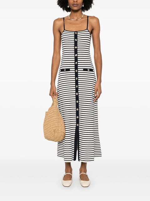 Maje striped midi dress - White - zdjęcie produktu nr 2