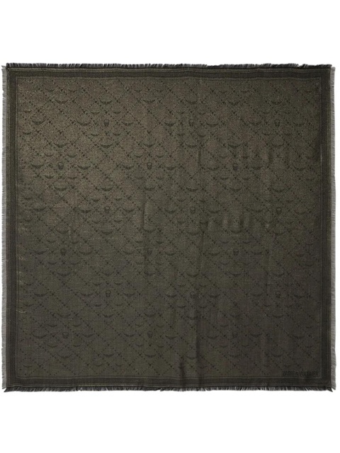 Zadig&Voltaire Glenn monogram scarf - Grey - zdjęcie produktu nr 1