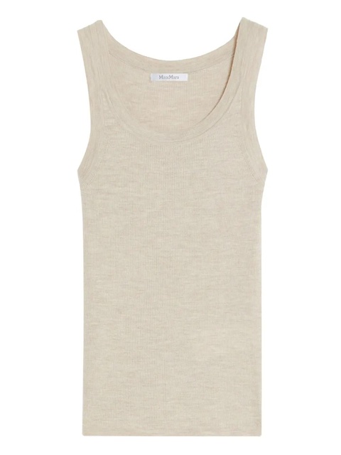 Max Mara Eliadi ribbed top - Neutrals - zdjęcie produktu nr 1