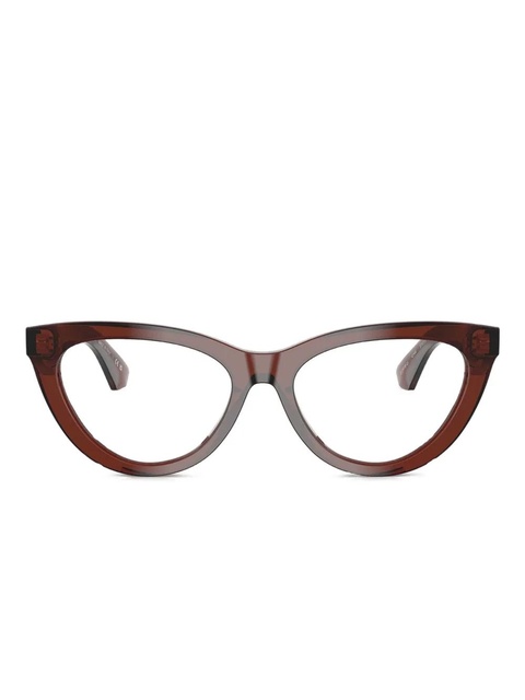 Burberry Eyewear cat-eye acetate glasses - Brown - zdjęcie produktu nr 1