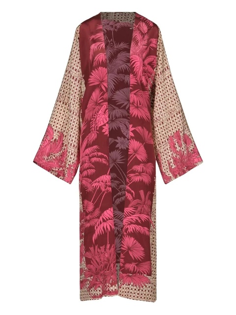 Johanna Ortiz Tropical Romance palm print beachwear - Red - zdjęcie produktu nr 1