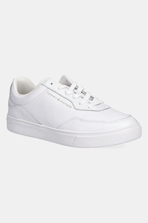 Tommy Hilfiger sneakersy skórzane CASUAL CUPSOLE SNEAKER damskie kolor biały FW0FW08689 - zdjęcie produktu nr 1