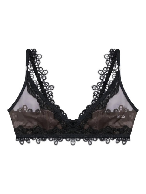 GCDS lace bralette bras - Brown - zdjęcie produktu nr 1